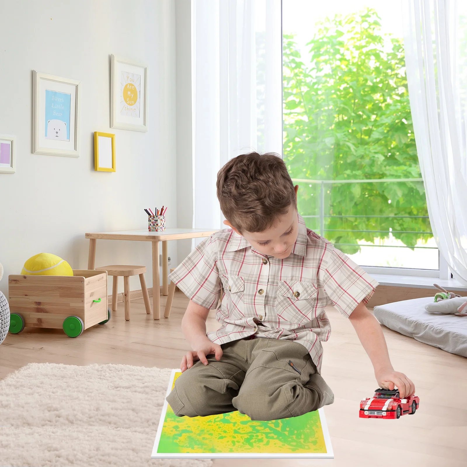 

Pair with Gentle Sensory Touch Tiles, Sensory Feet Tiles