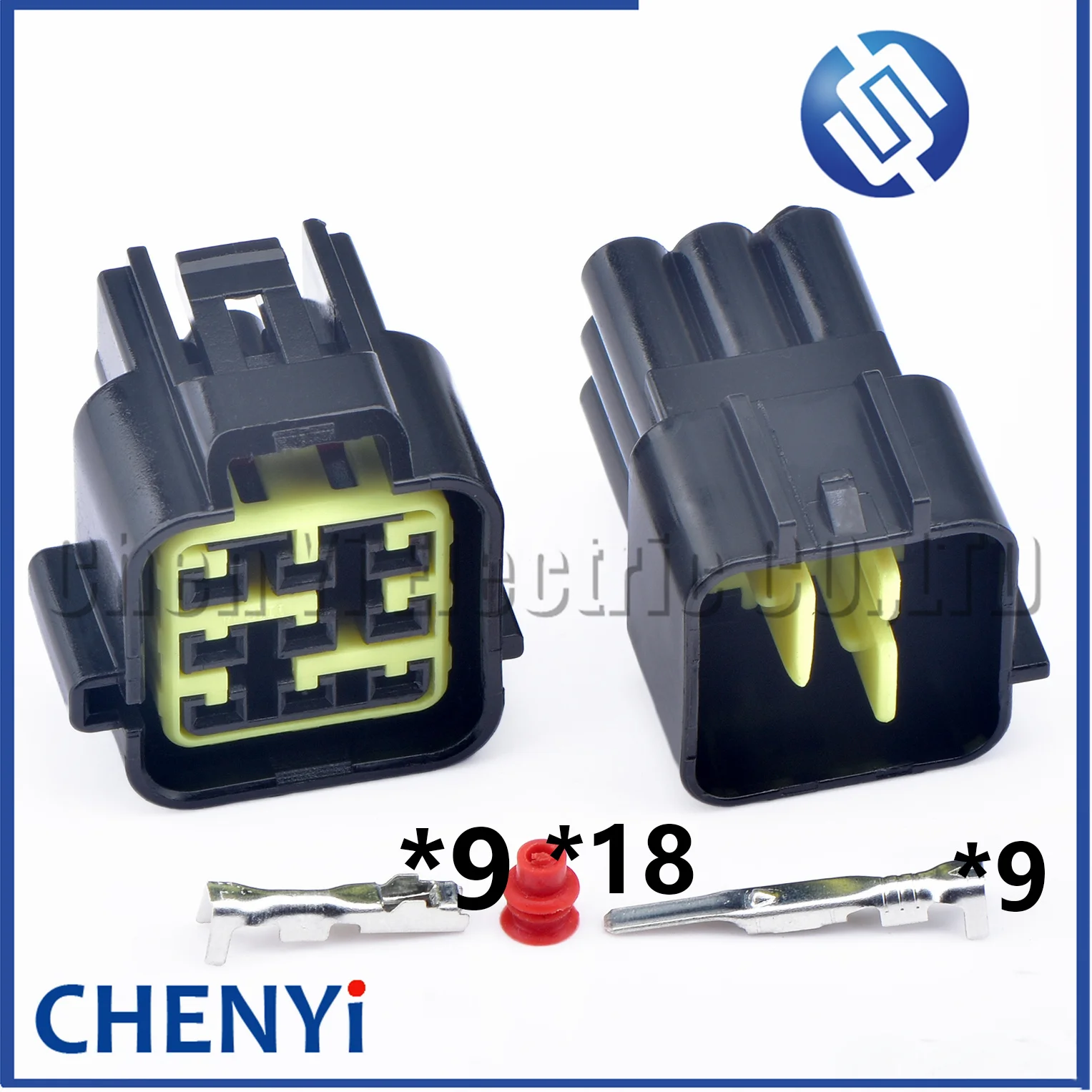 9 Pin black Automotive waterproof connector Motorcycle COP Ignition coil Wire Harness Plug FW-C-9F-B FW-C-9M-B With pins