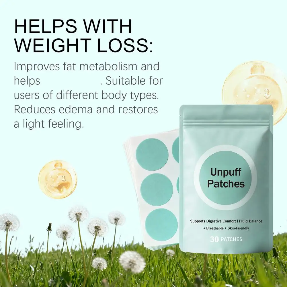 Appetite Suppressant Patches 30pcs Fluid Balance for Healthy Weight Loss Slimming Patch Breathable and Skin Friendly Body Shapin - view 5