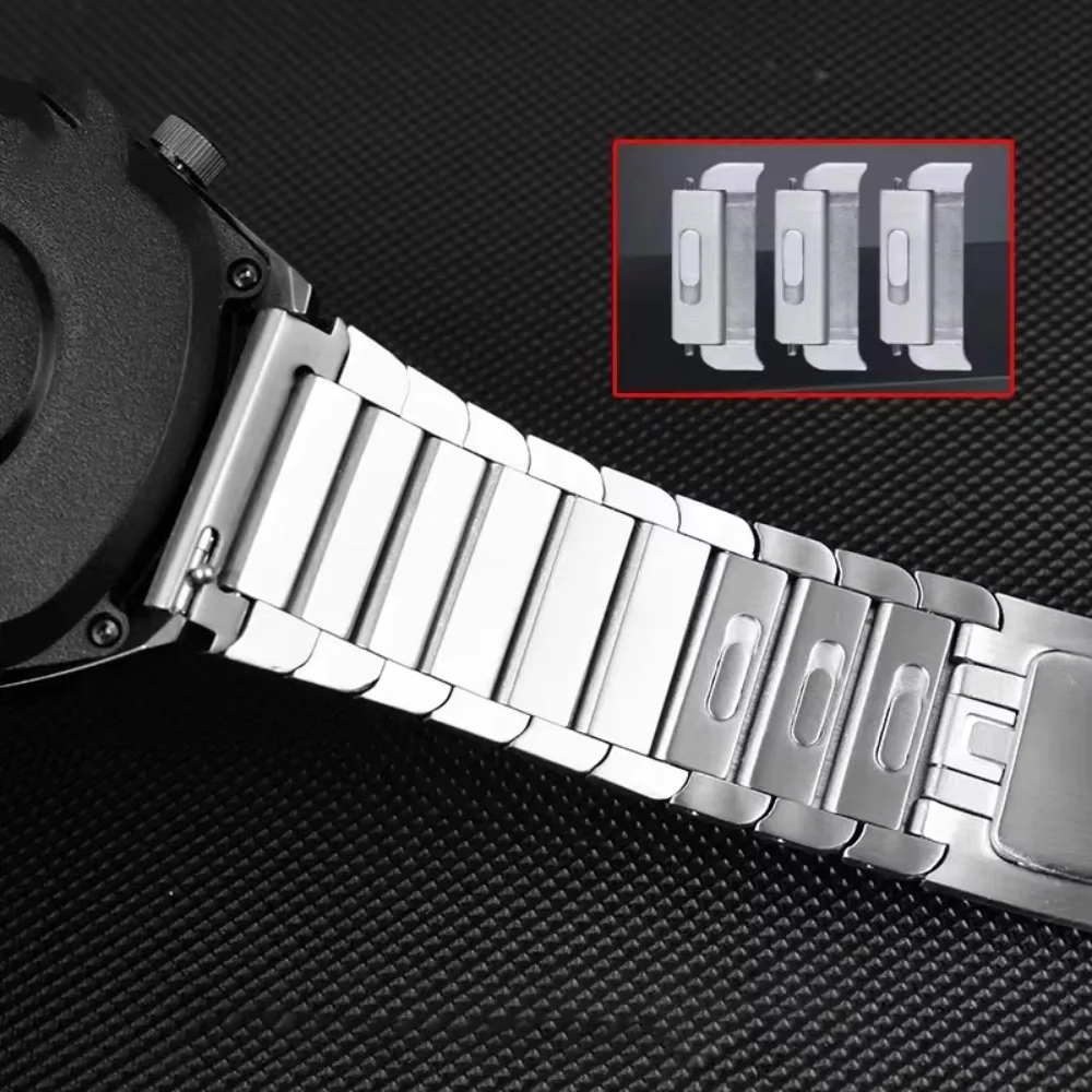 22mm Luxury Metal Band for Huawei GT5 GT4 46mm for Huawei Watch 4 WATCH 4 Pro Ultimate Link Bracelet Stainless Steel Wristband