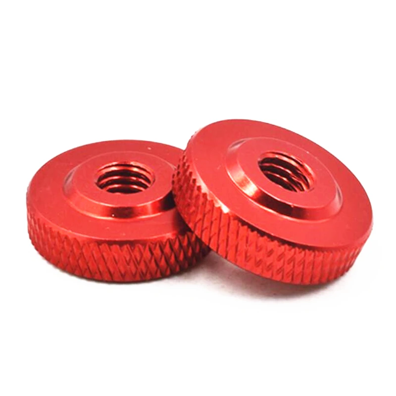 M3 M4 M5 M6 bunte Aluminiumlegierung kleine Stufe gerändelt Daumen Handmutter mehrfarbig für FPV RC Modellspielzeug