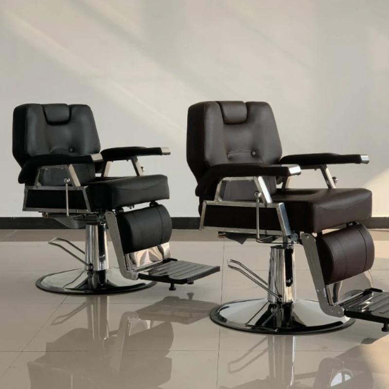 Beauty Styling Retro Barber Chair Hydraulic 360° Swivel Chair Hair Stylist Cadeiras Para Salao De Beleza Salon Furniture