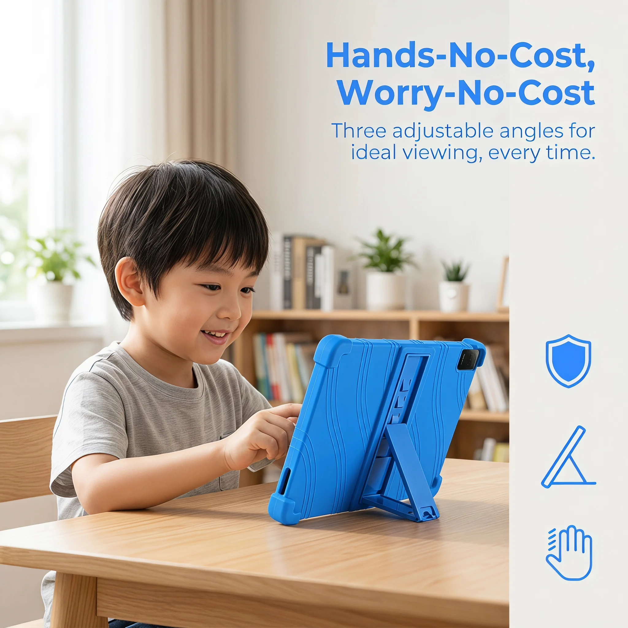 For TCL Tab 10 Gen 4 Tablet Case 8483A-10 inches Tablet Case Shell Shockproof Silicone Tablet Cover Lightweight Kids Friendly