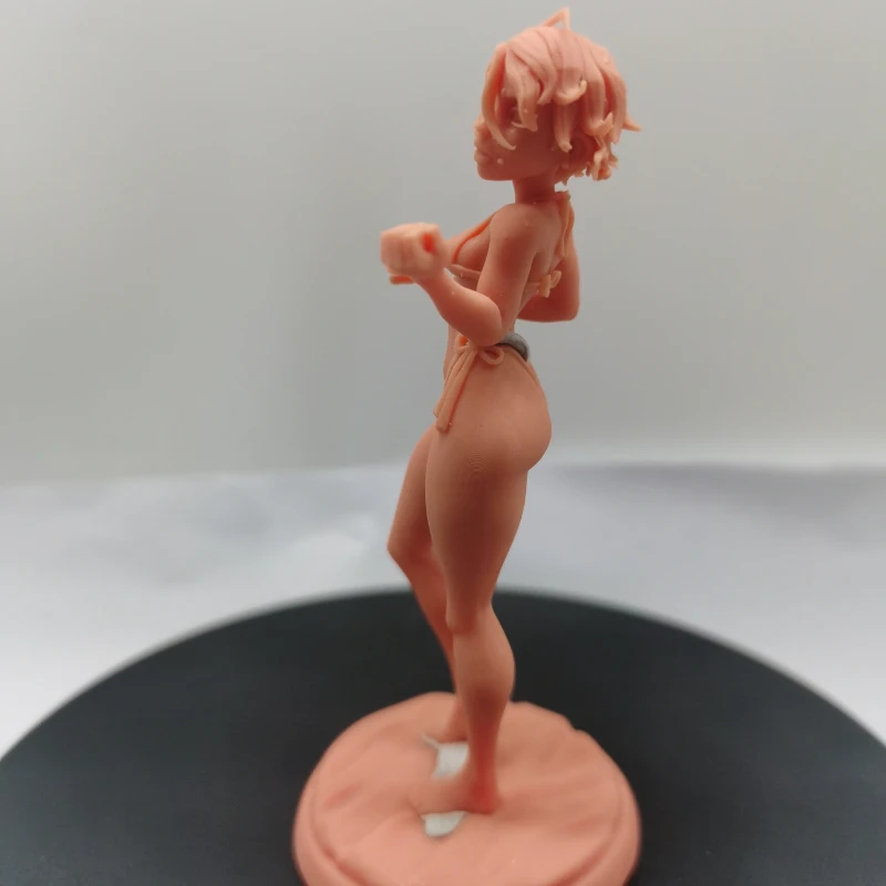 90 mm, Maßstab 1:24, bezauberndes, avantgardistisches, trendiges Mädchen, DIY-Szene, Kunstharzfigur, Modellbausatz, unmontierte, unbemalte Statuetten, Spielzeug