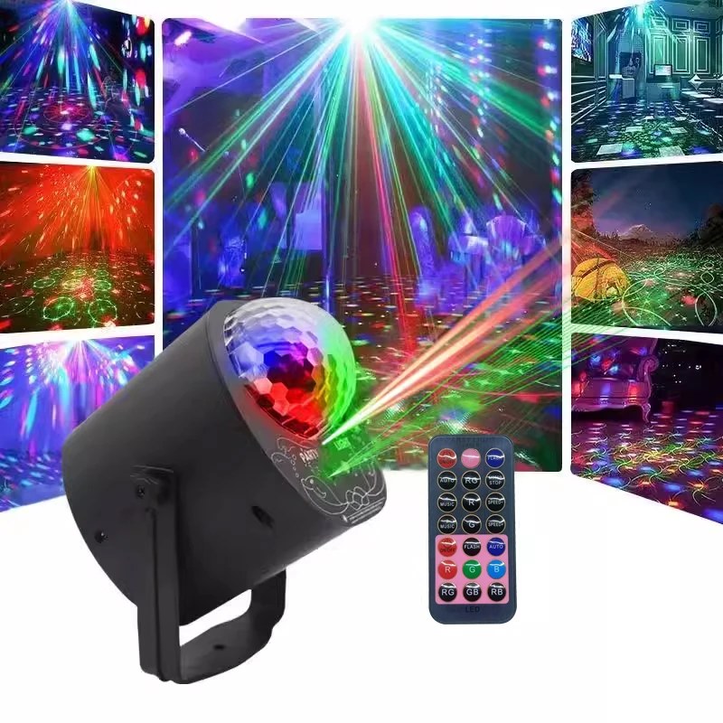 

Party Disco Light Ball, DJ Strobe Light, Stage Carnival Light, KTV Bar Voice Activated Strobe Light Strip Remote Control