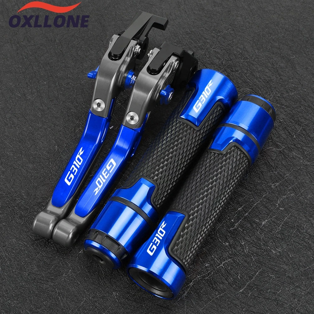 G310R 2024 Motorcycle Folding Extendable Adjustable Clutch Brake Levers Handbar End Grips For BMW G310R G310 R G 310 R 2017-2023