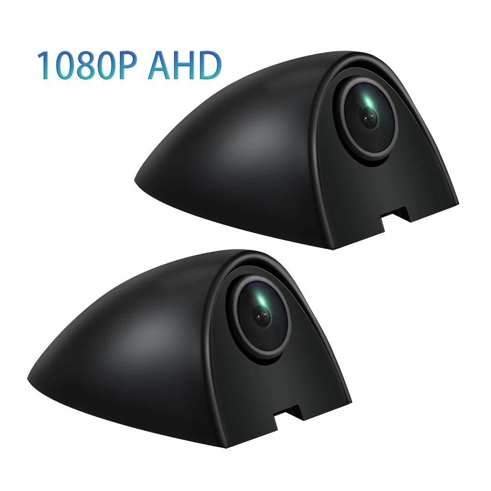 1Pair Car Side View Camera HD 1080P Blind Spot Camera Left & Right Side Mirror Camera 3M Sticker Install Night Vision Waterproof