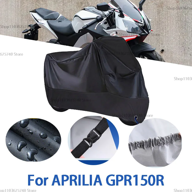 

Полный чехол для мотоцикла APRILIA CR 150, автомобильный уличный солнцезащитный чехол от пыли и ушей, утолщенный оксфордский чехол, аксессуары