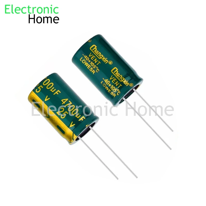 10PCS/LOT 25V4700UF High Frequency Low Resistance Long Life New Electrolytic Capacitor 4700UF 25V 16X25MM