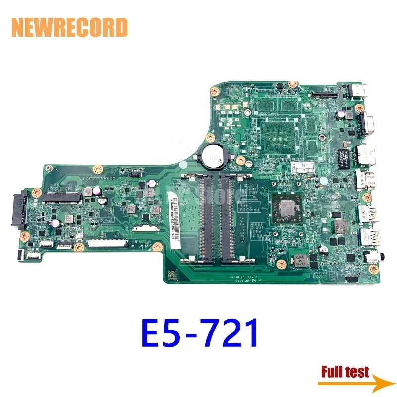 For Acer Aspire E5-721 LAPTOP Motherboard NBMND11004 DA0ZYVMB6D0 With E2-6110 On Board Main Full Test