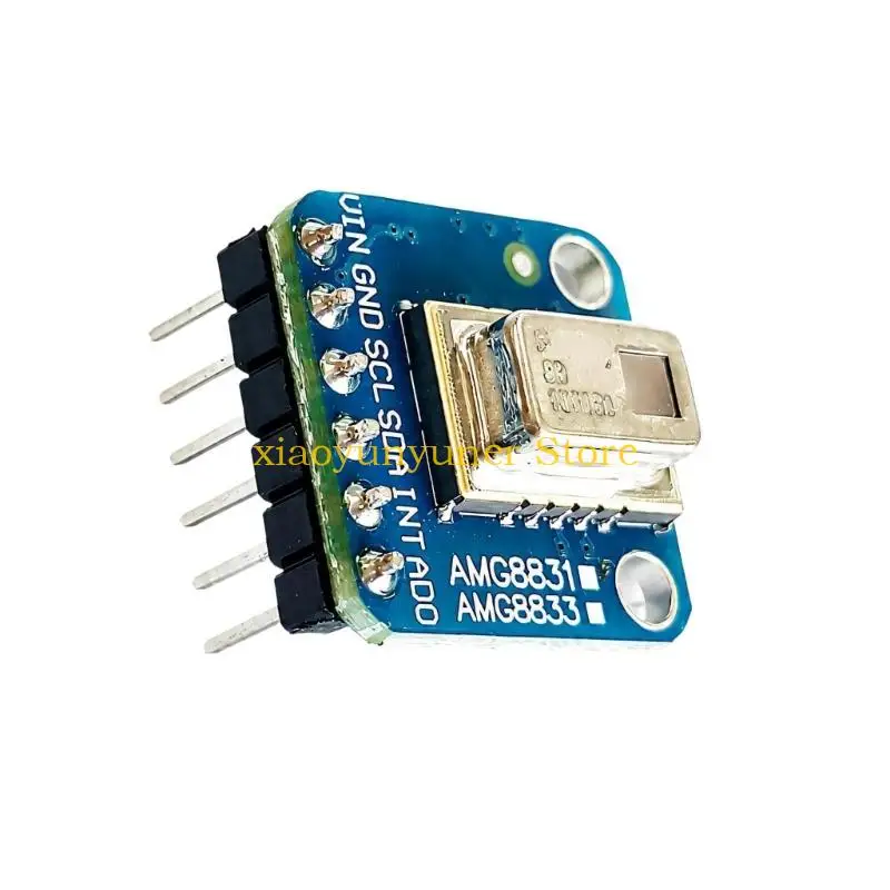 P9JB Project Integration Board Using AMG8833 Temperature Array and I2C Header Format for Monitoring Jobs, Lab Work, and