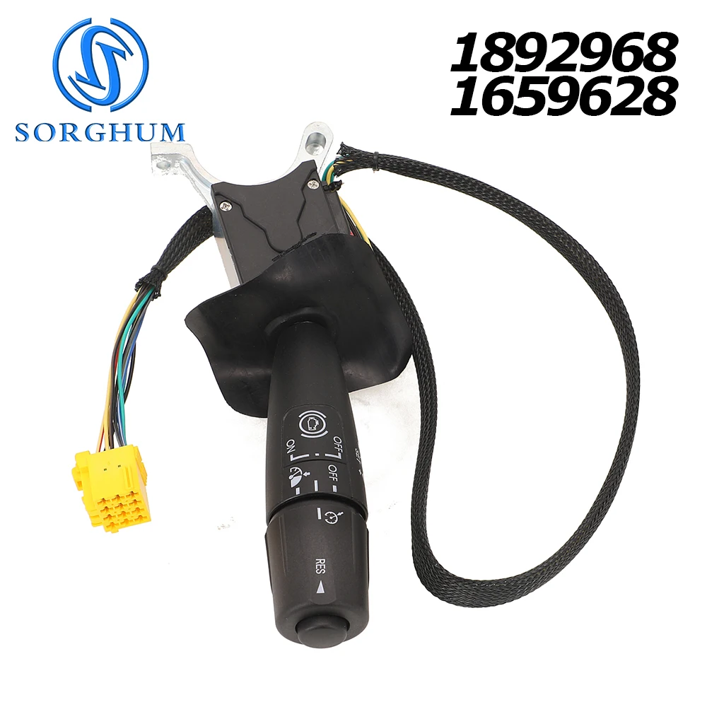 1892968 1659628 1452989 For DAF CF CF65 CF75 XF XF105 XF95 LF45 LF55 LF180 Exhaust Brake Switch Steering Column Switch Stalk view 2