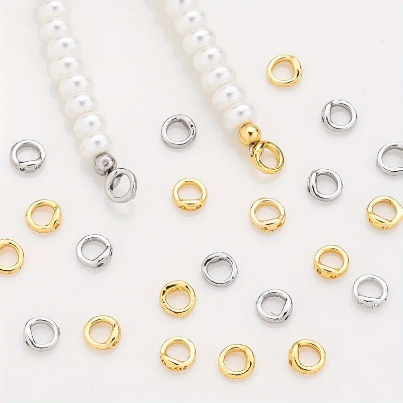 20pcs Elegant Double Hole Linking Circles Rings