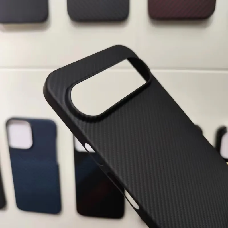 Carbon Fiber Case for Google Pixel 9 Pro XL /Pixel 9 Pro Pixel 9 Aramid Fiber Phone Cover Shockproof Protective Cover