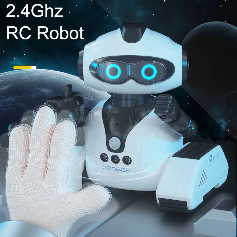 RC Robot Toy Kids Intelligence Gesture Sensing Early Education Science Music Dance Remote Control Robots Toys For Boys Girls