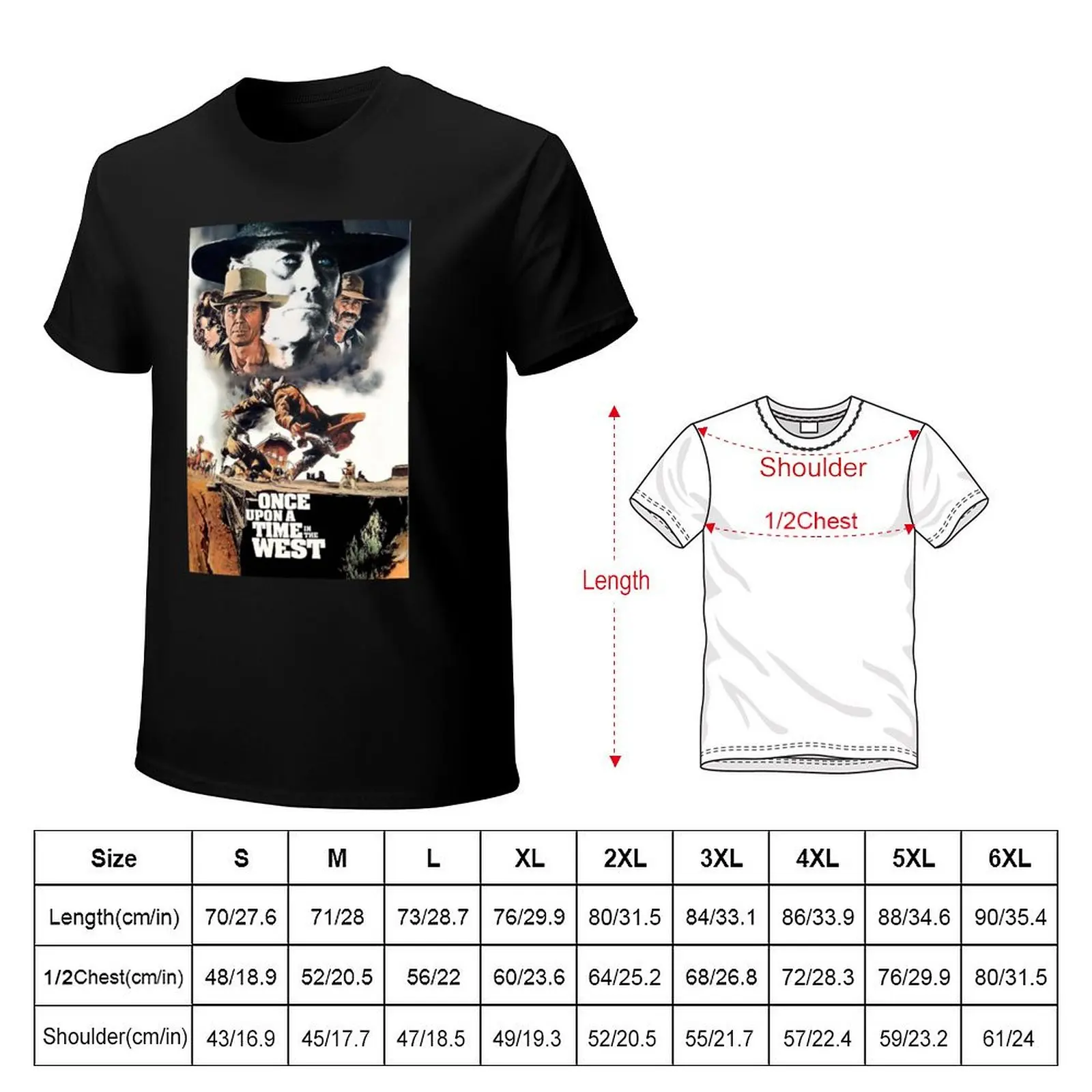 Once Upon a Time in the West T-Shirt Lightweight Casual Summer T-Shirt