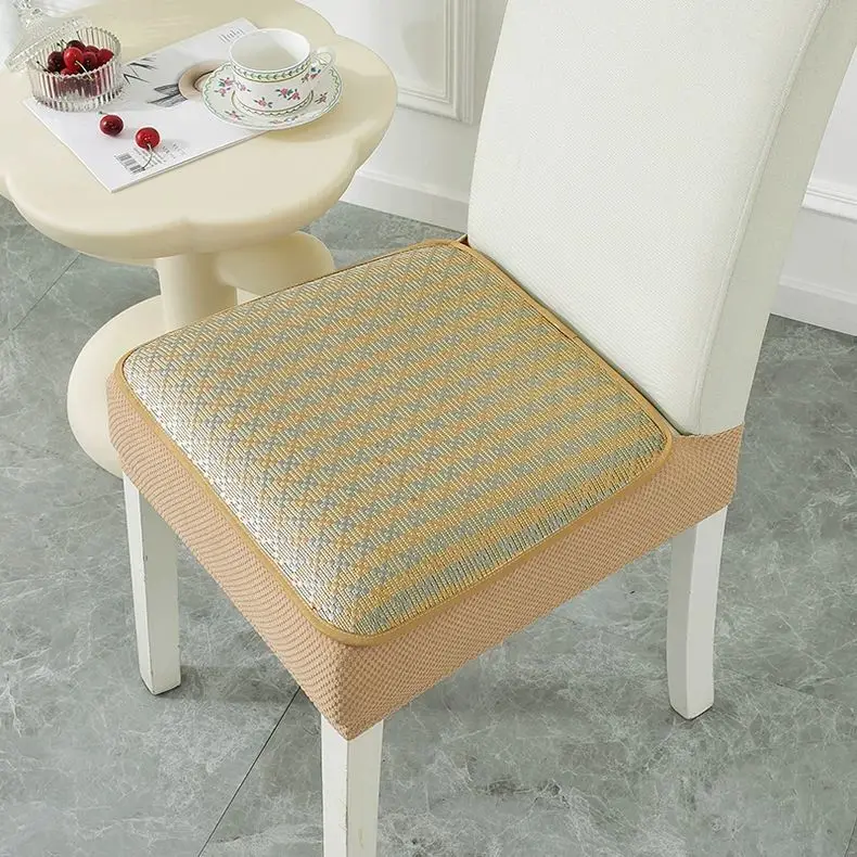 2026 New Ice Silk Chair Cover Soft Comfortable Cool Chair Covers Dustproof Universal Popular Size Stain-Resistant Chair Covers