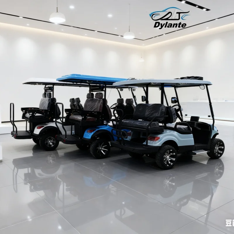 عربة جولف كهربائية قانونية للشارع، معتمدة من CE، دراجة كهربائية، مكبرات صوت بلوتوث، مقعد منجد، سكوتر كهربائي #6