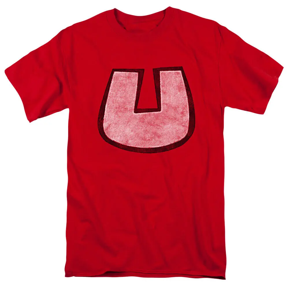 Underdog U Crest T Shirt Mens Licensed Cartoon Merchandise Red