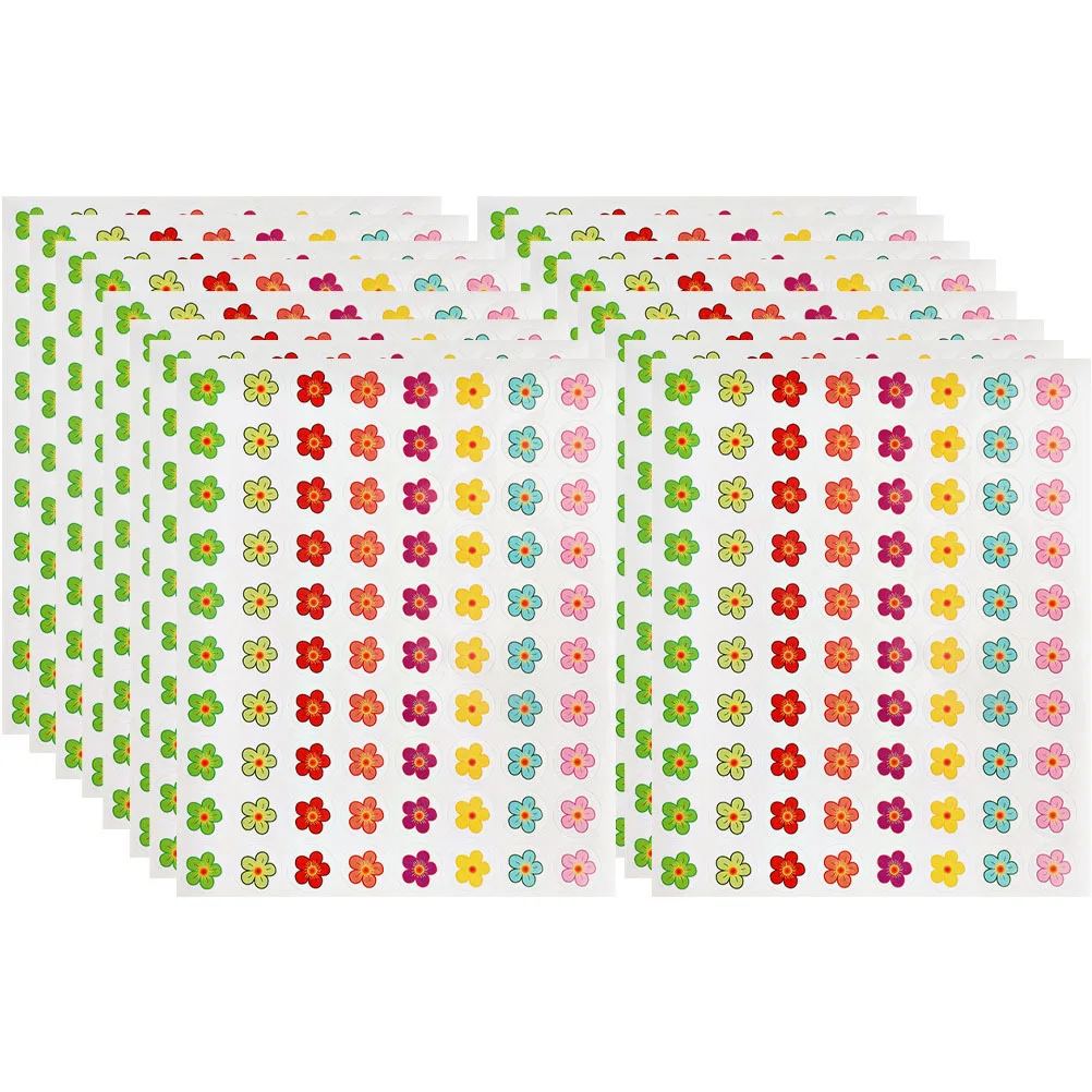 Small Flower Reward Stickers For Teachers Classroom Scrapbook Craft Decoration Multi-Function Stickers