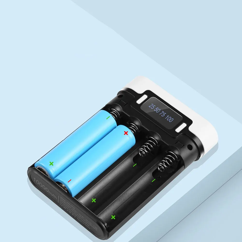 

Dual USB Box Portable Chargers Fast Charging Powerbank DIY Electronic with Plug Socket