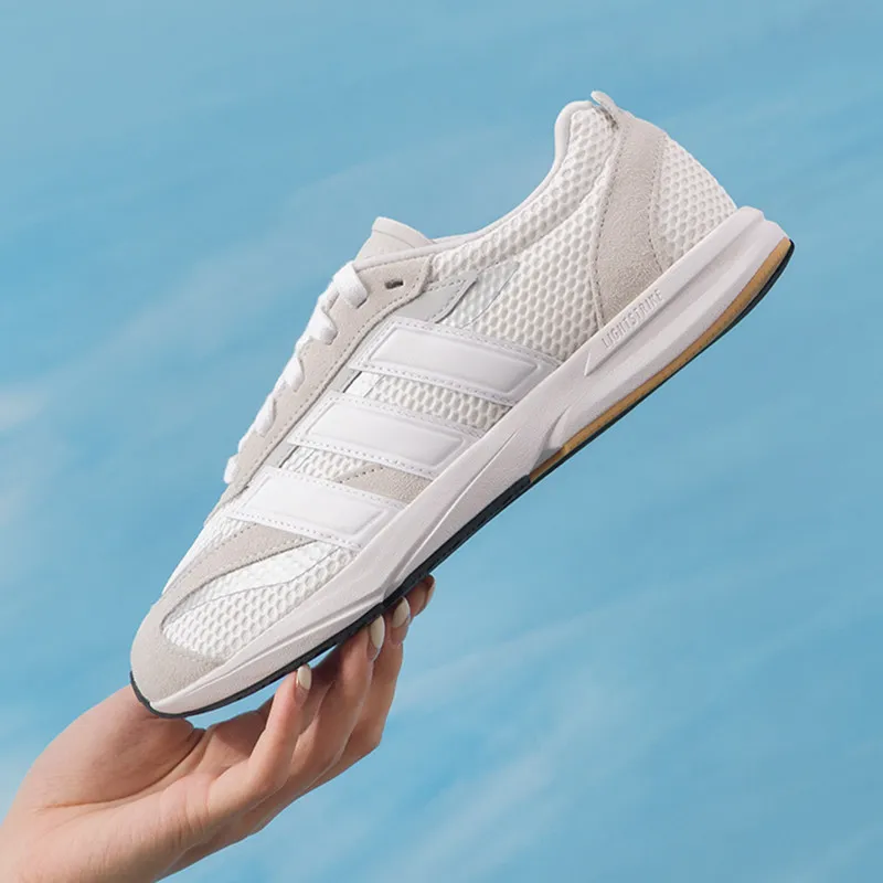 Adidas Womens 724 Running Shoes JS3197 Light Grey White Metallic Silver