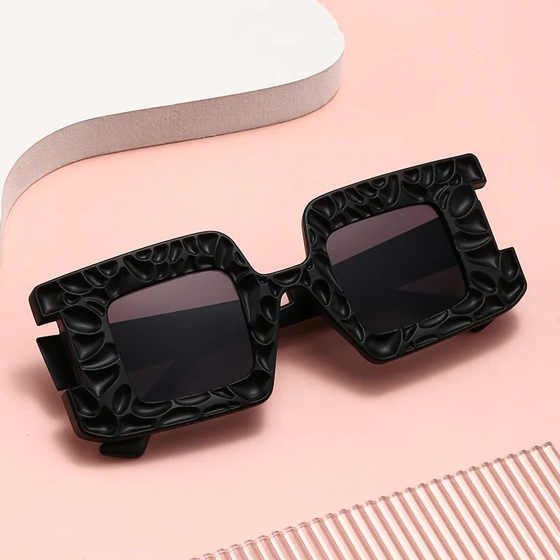 2024 New Women Steampunk Sunglasses Concave Convex Frame Luxury Y2K Eyewear Shades UV400 Fashion Brand Designer Men Sun Glasses