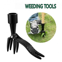 Stand Up Weed Puller Tool Weeding Head Replacement Manual Weed Remover Plastic Claw Weeder Root Remover Hand Tool For Outdoor