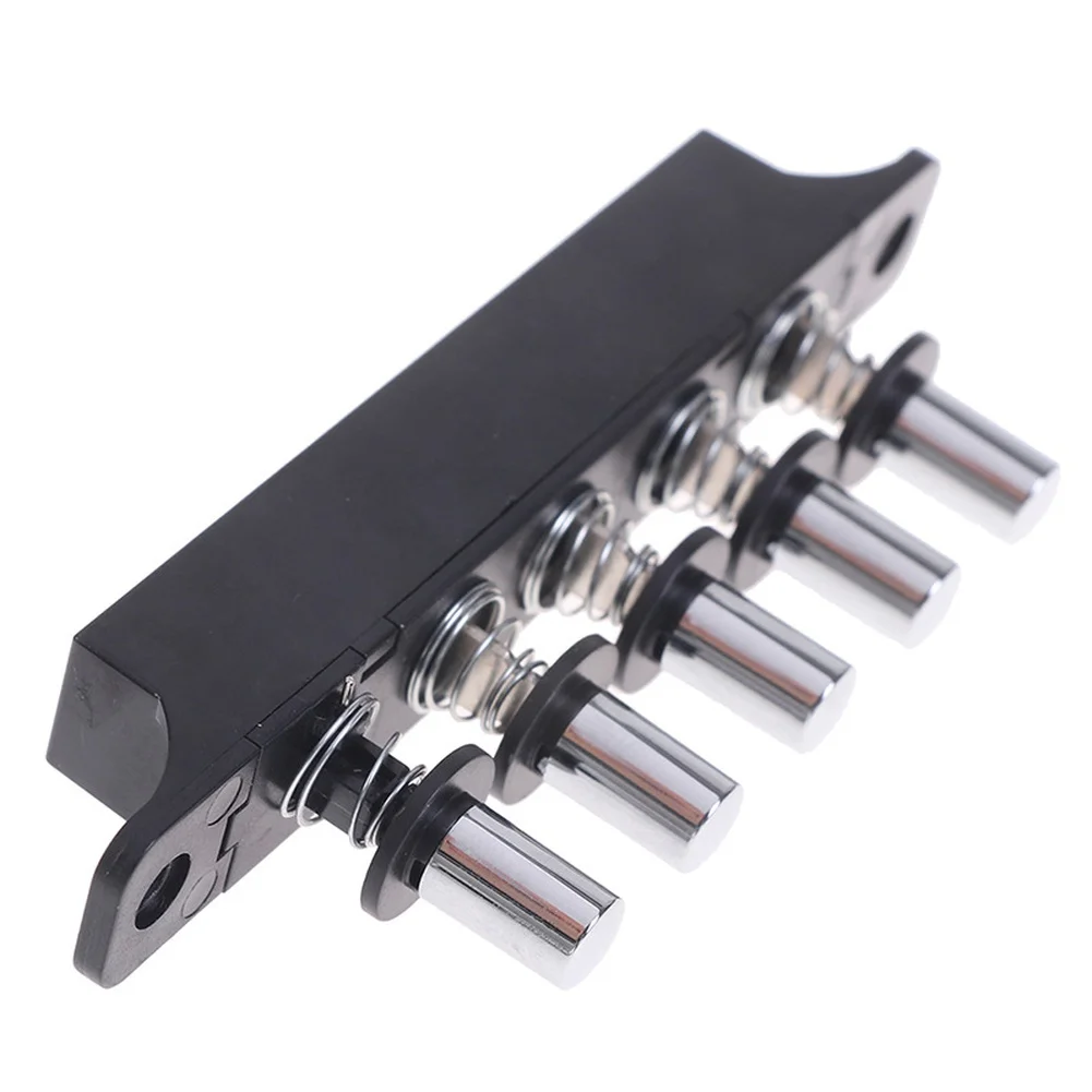 Silver 5-Gear Key Switch For Range Hood, Bimetallic For Contact Push-Button Control, Panel Mount Replacement Part