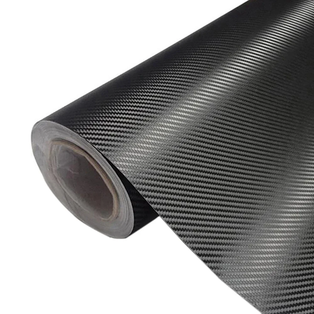 3D Carbon Fiber Vinyl Car Wrap Sheet Roll Film, adesivos e decalque, Acessórios para motocicletas, Automóvel, 30cm x 127cm