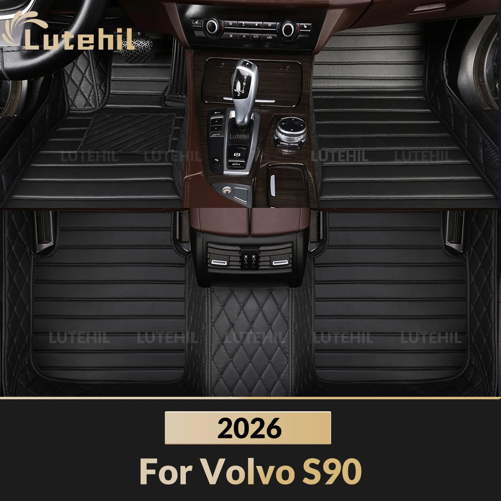 

Всепогодные коврики для пола автомобиля Volvo S90 (5-местный) 2026 года, защитные накладки на пол, аксессуары для интерьера