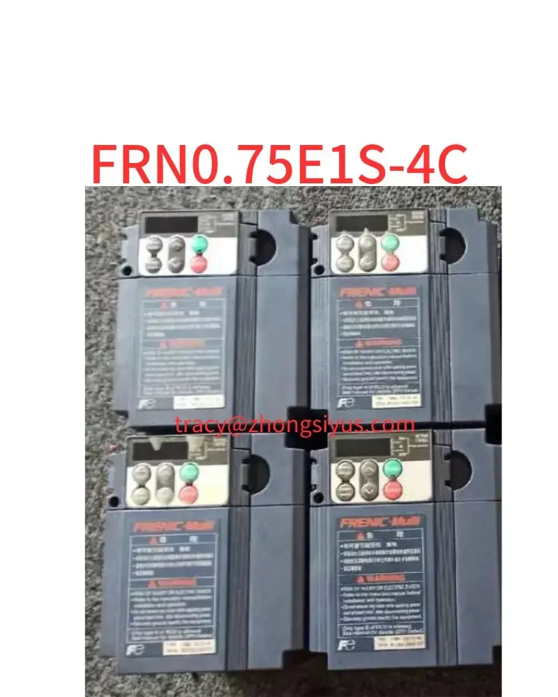 Second-hand E1s series converter 0.75 kw 380V, frn0.75 E1S-4c, function package