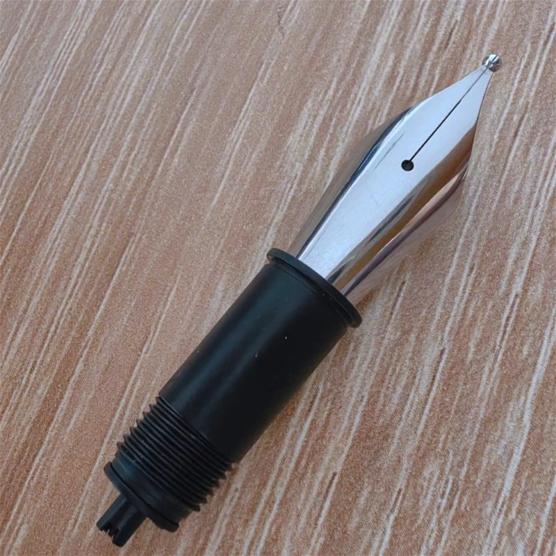

Silver Hand Pushed Fountain Pen Nibs Long Knife No.6 Tip 1.5mm 1.0mm Bulk Office School Supplies Luxury Writing Pen Stationery