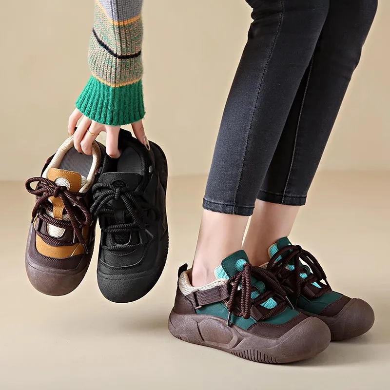 

Women's work work pops shoes non-slip hundred with thick bottom casual sneakers