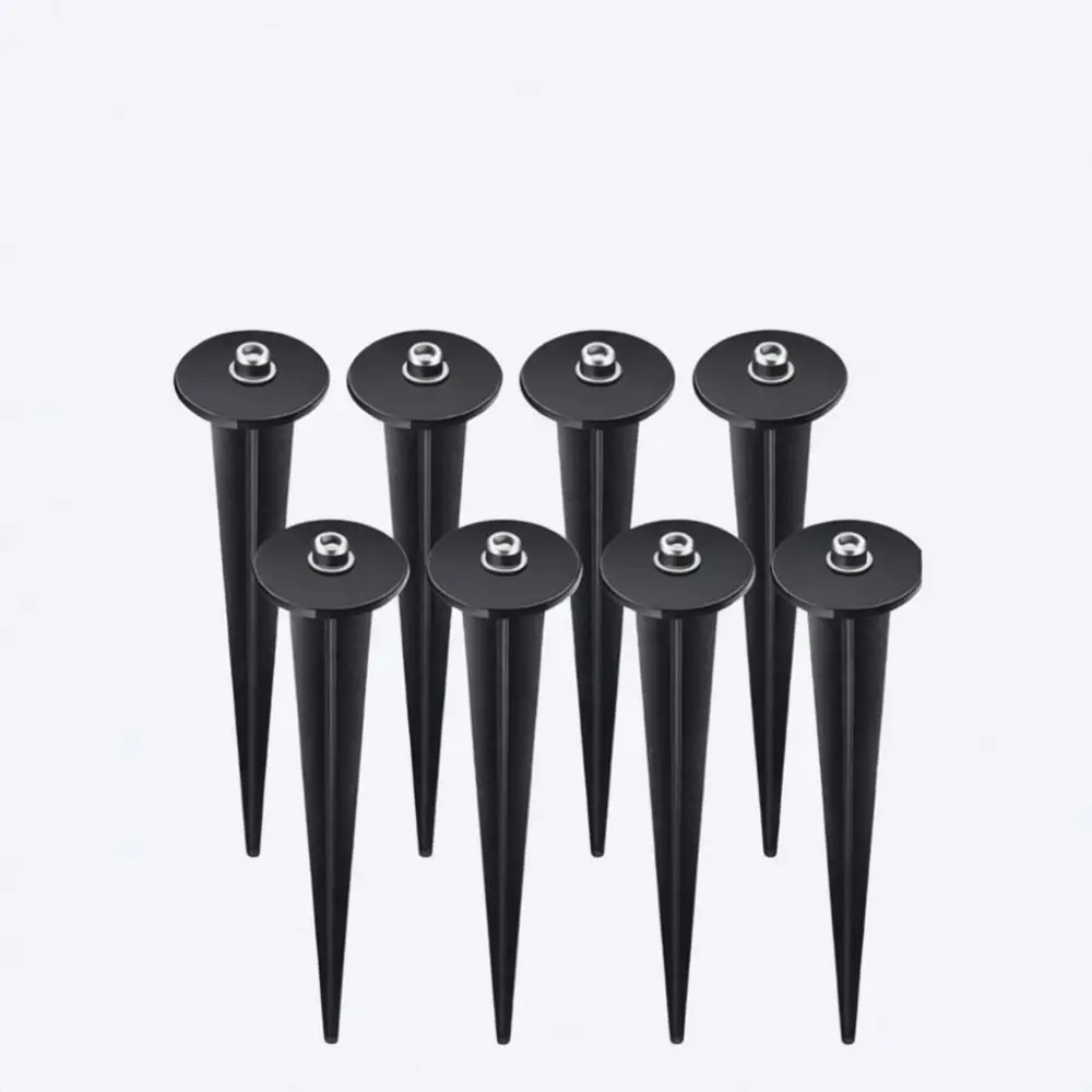 Aluminum Spike Stake Stand For Outdoor Flood Light Garden Lawn Pathway Landscape Lighting Fixture Holder Mount Bracket