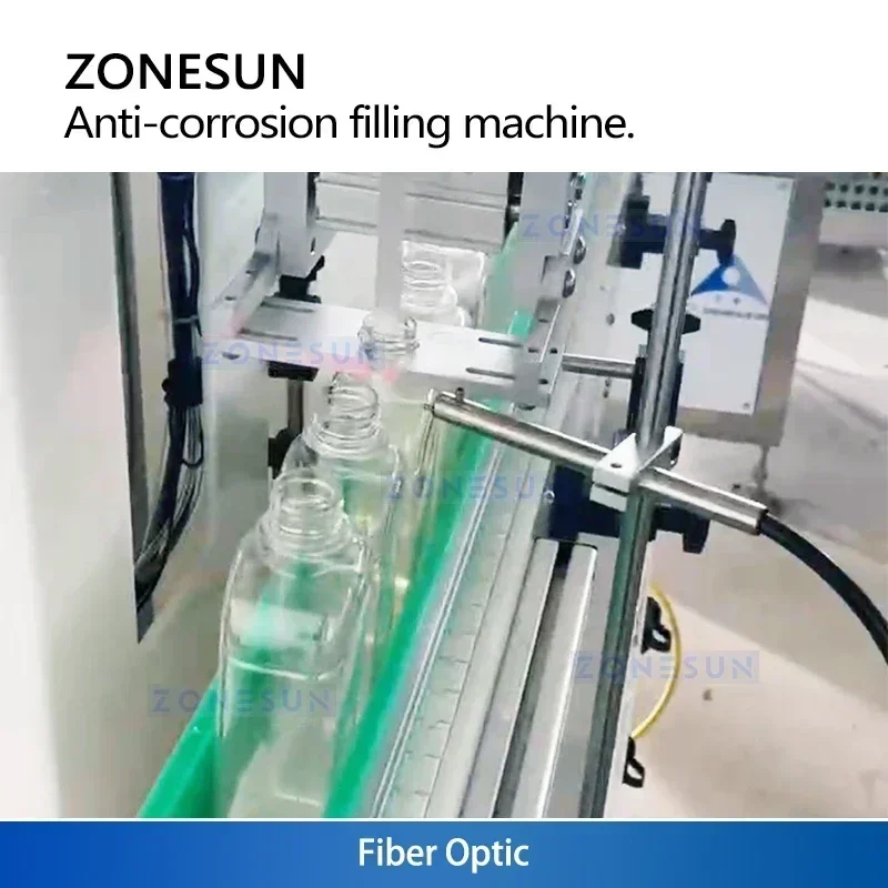 ZONESUN ZS-YTCR1A Anti Corrosion Filling Machine 1500bph Automatic Chemical Bleach Toilet Cleaner Disinfectant Liquid Filler