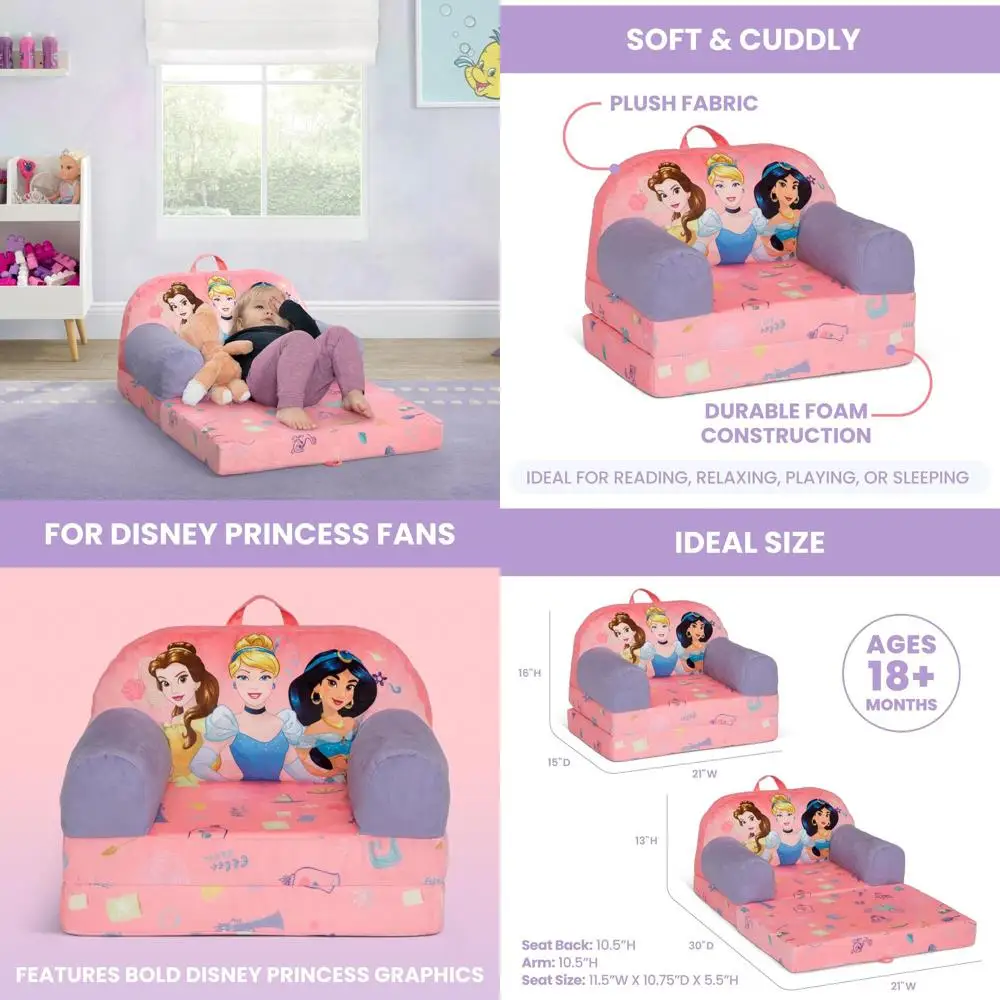 

Children's Pink Buddy Chair by PrincCozee - Comfortable and Fun