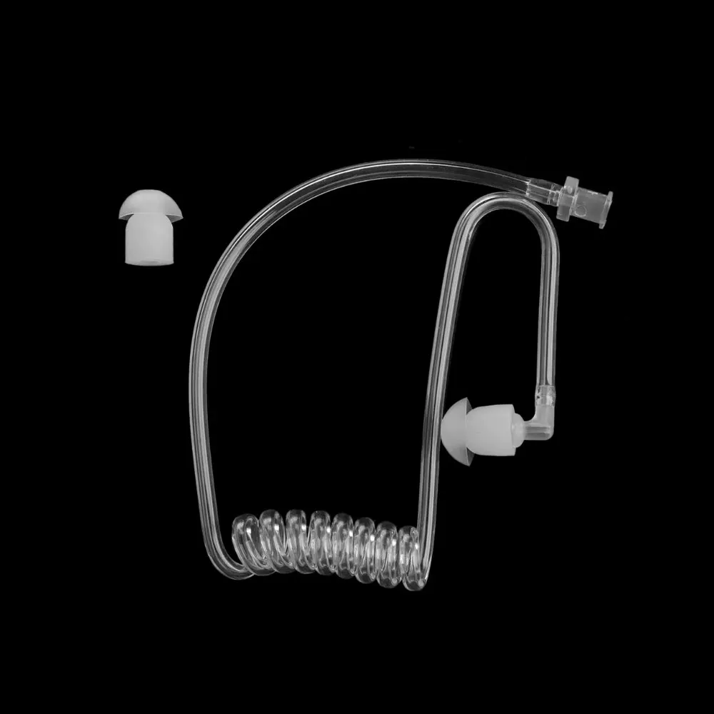 10Pcs Transparent Earphone Coil Acoustic Air Tube Earplug for Two-Way Radio Walkie Talkie Earpiece Headset Accessories