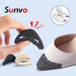 Sponge Toes Plug Pad for Shoes Women Forefoot Insoles Inserts Adjust Size Reducer Foot Pain Relief Protector Shoe Accessories