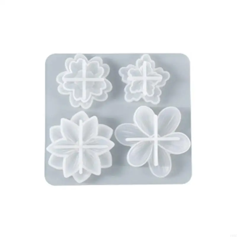 195C Crown Flowers Patch Mold Plaster Mold Silicone Pendant Decor Mold