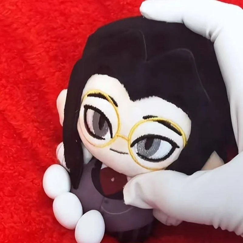 Nieuwe Hazbin Hotel 10 cm Katoenen Pop Sleutelhanger Afdrukken Nunu Stijl Kawaii Tas Decoratie Perifere Collectible Doll Festvial Gift