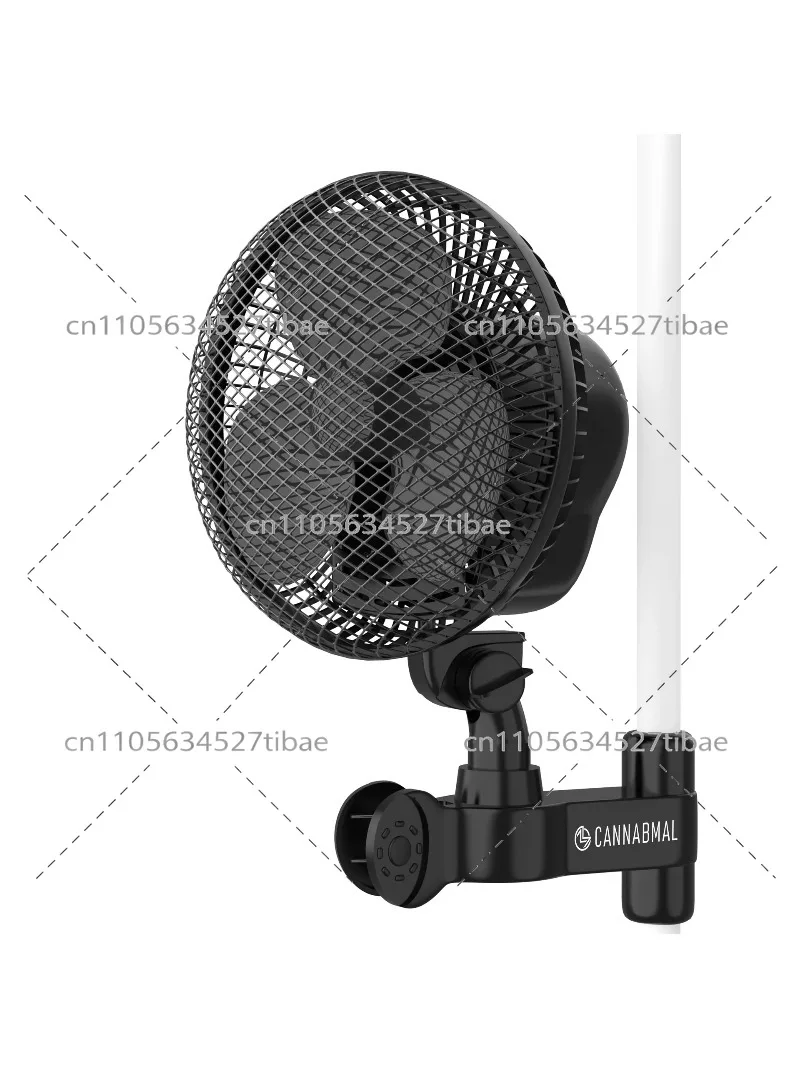 Hydroponic Planting Tent with 6-Inch Double-Gear Speed Control Clip Fan – Indoor Gardening Equipment