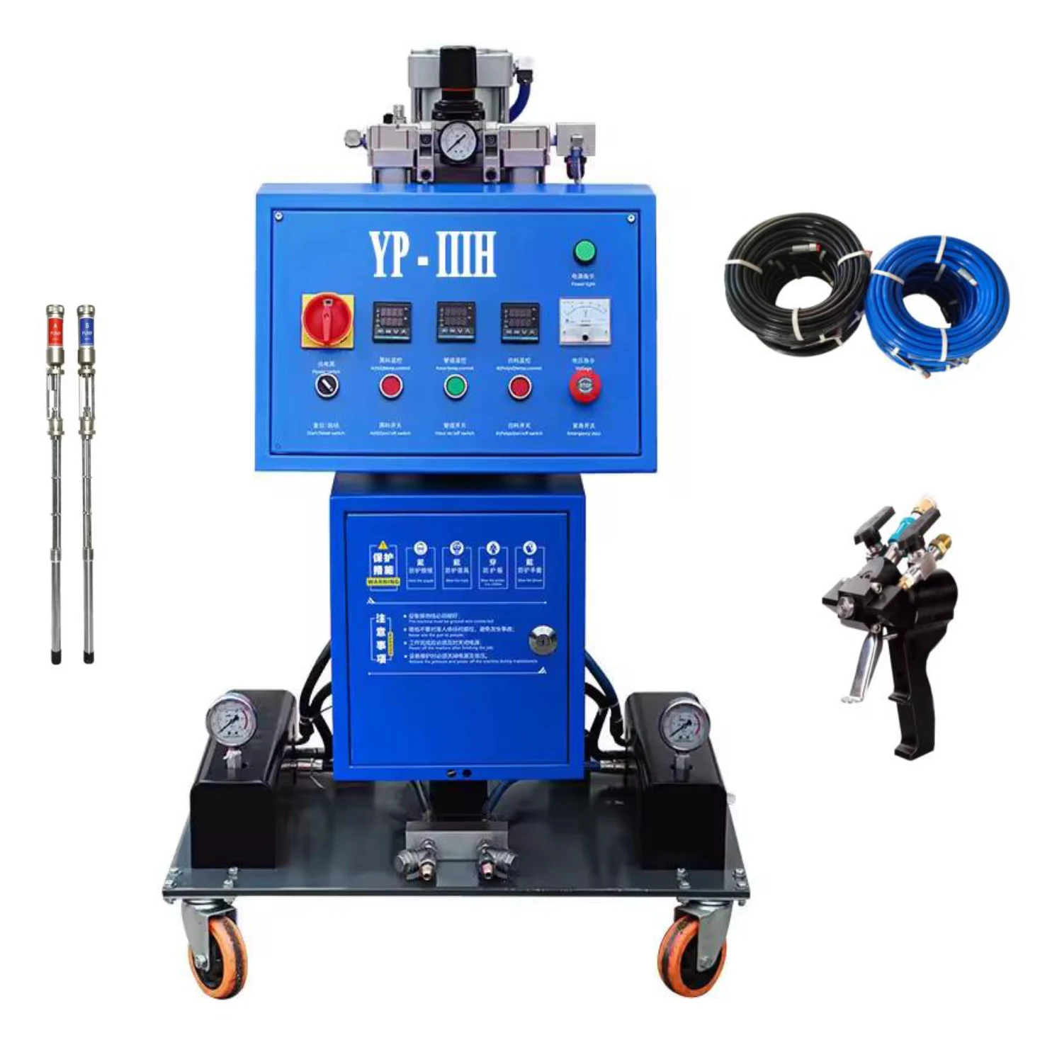 Two-Component High Pressure Pneumatic Polyurethane Foam Insulation Spray Machine for Sales - Commercial Grade Foam Applicator