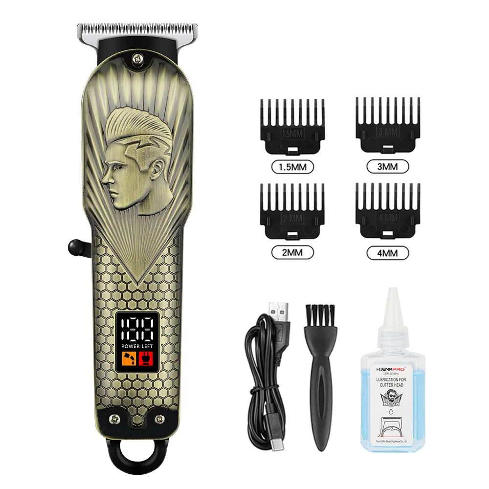 

Hair clipper with large oil reservoir Hair Trimmer Professional Barber Electric Hair Cutting Machine Cordless Trimmer for Men