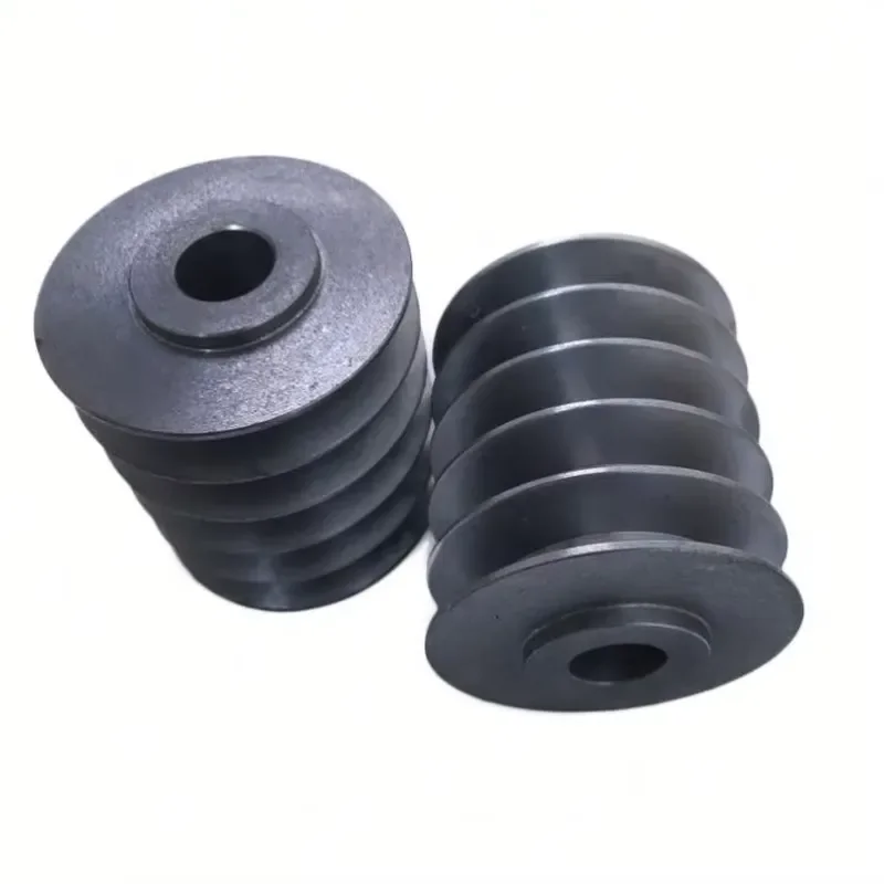 Dynamo/Compressor Belt Pulley / Generator Pulley Steel V-Belt Activa Double Sheave Block OEM CNC Machined ISO9001 Certified