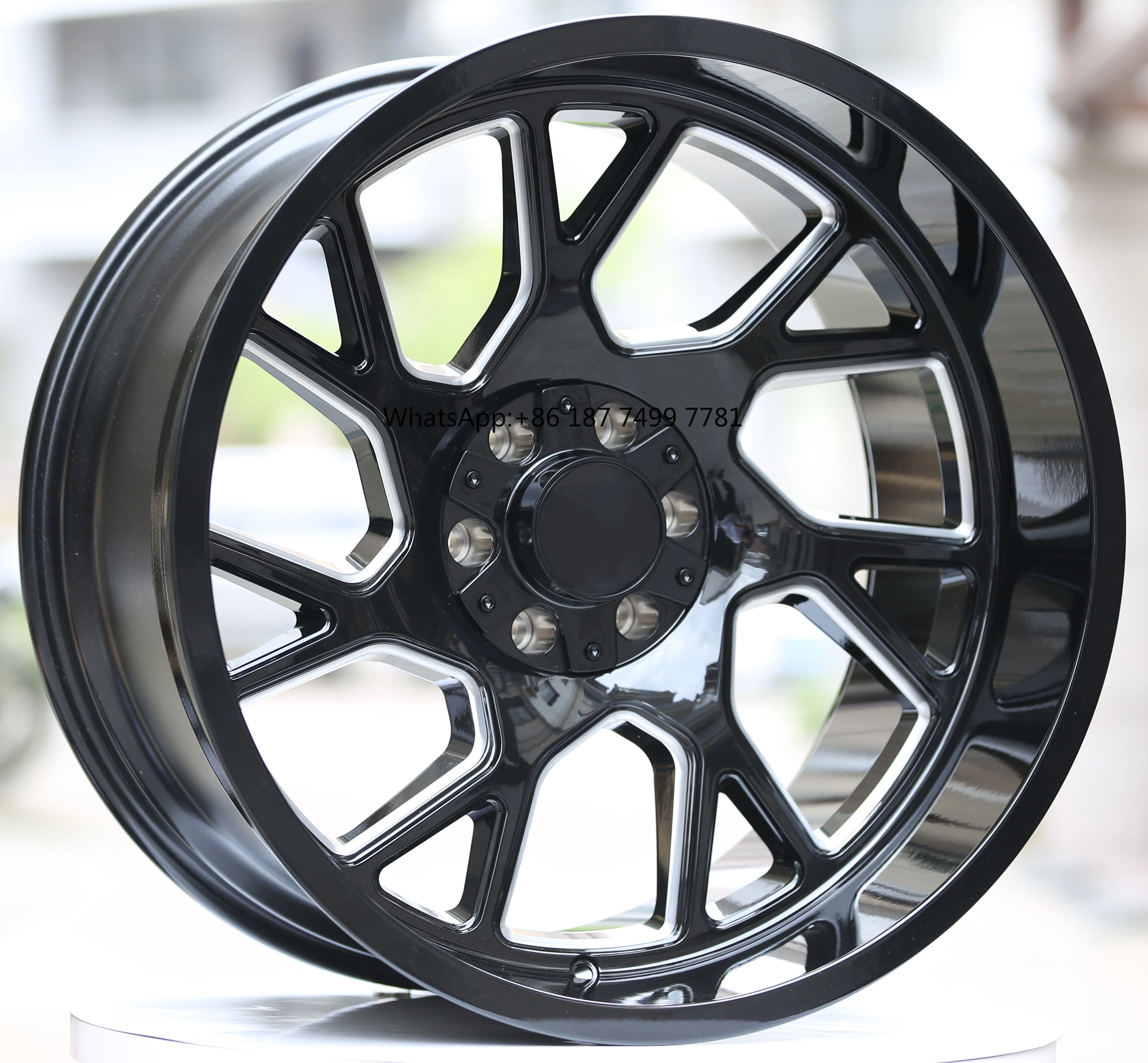 

High Performance Custom Casting Cnc Machining Precision New Design Deep Lip 20 22 Inch 5*127/139.7s Car Alloy Wheel Rim