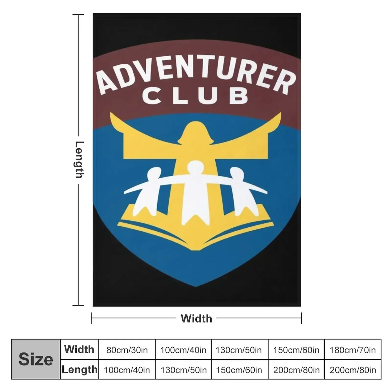 Adventurer Club Logo Seventh-Day Adventist Church Throw Blanket Cute Plaid Plush Soft Plush Plaid Blankets