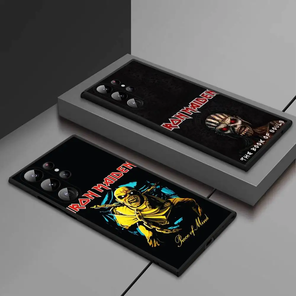 

Run-To-The-Hills-Iron-Maiden Phone Case For Samsung Galaxy S25 Ultra S22 S23 S24 Ultra S21 S20 5G Protective Soft Silicone TPU