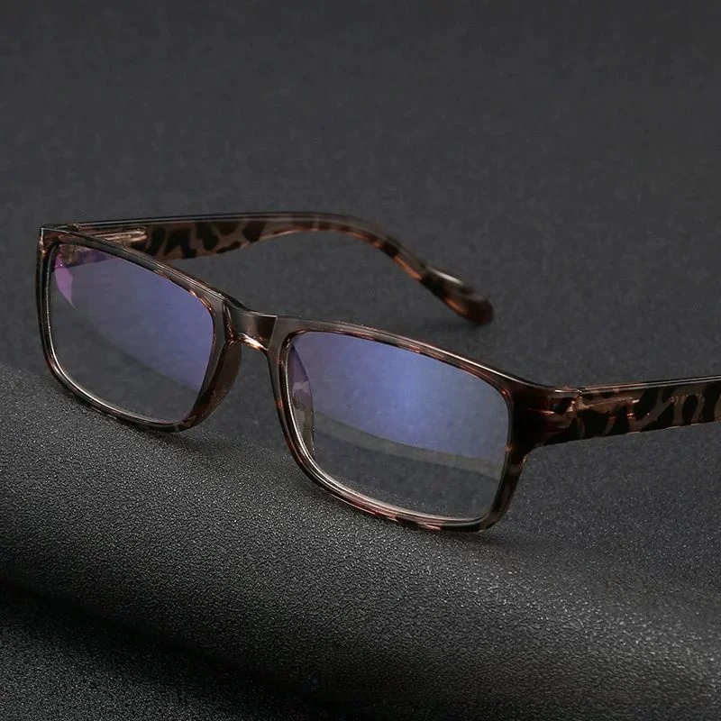 

Anti-Blue Light Square Reading Glasses DS-171 Fashionable High-Definition Spring-Legged Trendy Design for Clear Vision
