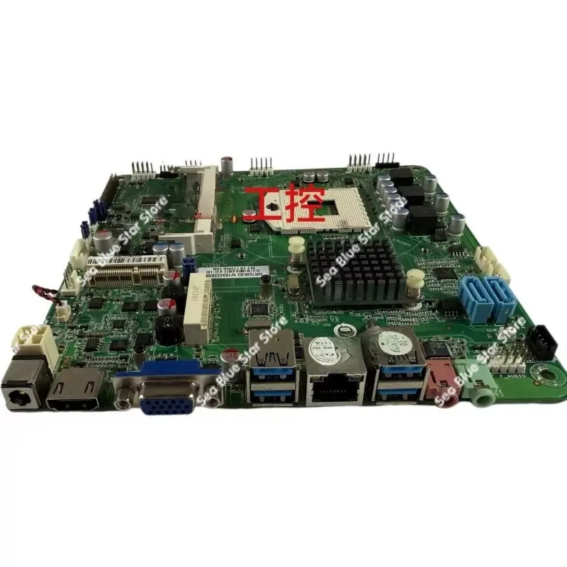 Industrial  Board ITX-HM76MIK3 989 Pin CPU2-3 Generation 17 * 17 All-in-one Machine Main Board DDR3   Disassembly Main Board